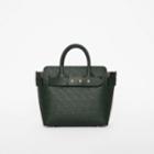 Burberry Burberry The Small Monogram Leather Triple Stud Belt Bag, Green