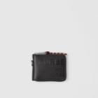 Burberry Burberry Horseferry Print Leather Ziparound Wallet, Black
