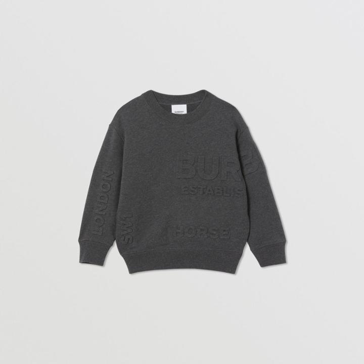 Burberry Burberry Childrens Horseferry Print Cotton Sweatshirt, Size: 10y
