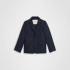 Burberry Burberry Childrens Prince Of Wales Check Wool Blazer, Size: 10y, Blue