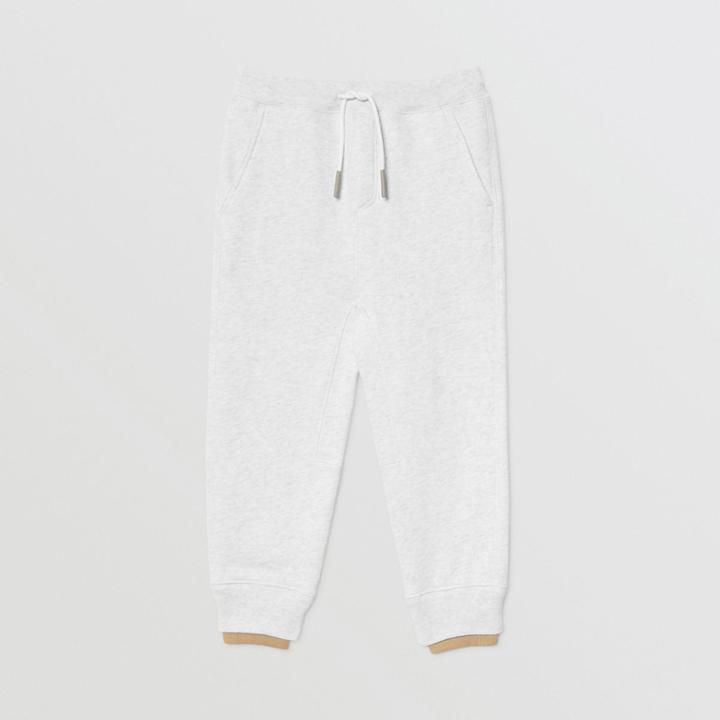 Burberry Burberry Childrens Logo Detail Jersey Trackpants, Size: 14y, White