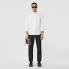 Burberry Burberry Monogram Motif Cotton Oxford Shirt, White