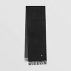 Burberry Burberry Reversible Monogram Motif Cashmere Scarf, Grey