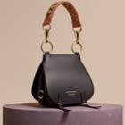 Burberry Burberry The Bridle Bag In Leather, Black