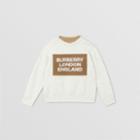 Burberry Burberry Childrens Logo Detail Jersey Sweatshirt, Size: 14y, White