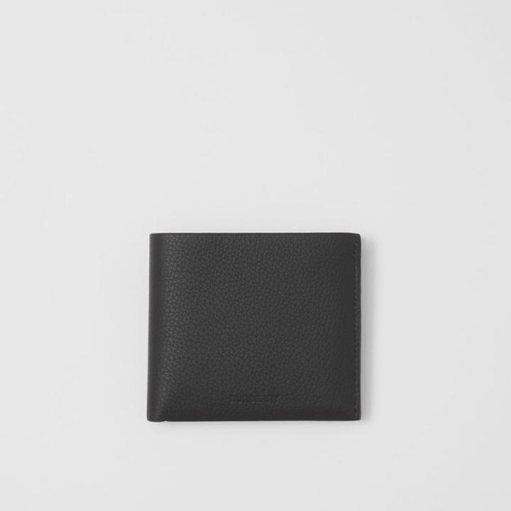 Burberry Burberry Grainy Leather International Bifold Wallet