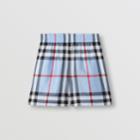 Burberry Burberry Check Silk Shorts, Size: 0
