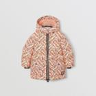 Burberry Burberry Childrens Monogram Print Puffer Coat, Size: 14y, Pink