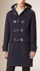 Burberry Brit Oversized Wool-blend Duffle Coat
