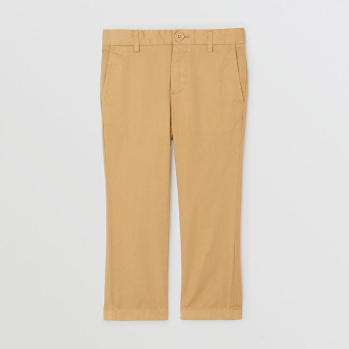Burberry Burberry Childrens Cotton Chinos, Size: 10y, Beige