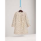 Burberry Burberry Spot Print Cotton Silk A-line Dress, Size: 14y, White