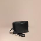 Burberry Burberry London Leather Pouch, Black