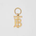 Burberry Burberry Monogram Motif Gold-plated Key Ring, Yellow