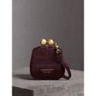 Burberry Burberry Mini Alligator Frame Bag, Red