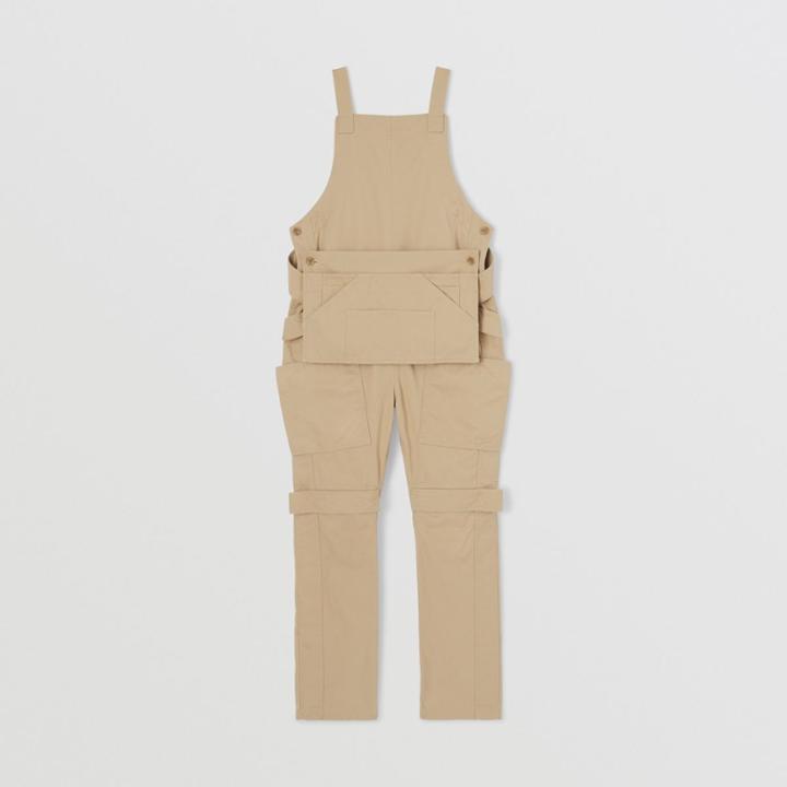 Burberry Burberry Cotton Twill Bib-front Trousers, Size: 44