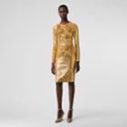 Burberry Burberry Hand-gathered Detail Sequinned Dress, Size: 06, Honey