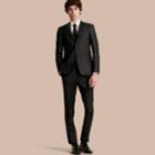 Burberry Burberry Slim Fit Half-canvas Evening Jacquard Jacket, Size: 42r, Black