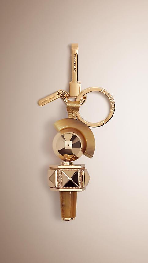 Burberry Punk Horn-look Key Charm