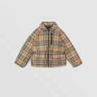 Burberry Burberry Childrens Vintage Check Down-filled Recycled Polyester Jacket, Size: 14y, Beige