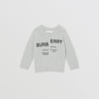 Burberry Burberry Childrens Horseferry Print Cashmere Sweater, Size: 12m, Blue