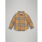 Burberry Burberry Button-down Collar Vintage Check Cotton Shirt, Size: 3y