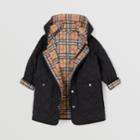 Burberry Burberry Childrens Diamond Quilted Nylon Hooded Coat, Size: 10y