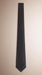 Burberry Modern Cut Patterned Silk Wool Tie