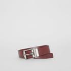 Burberry Burberry Reversible London Leather Belt, Size: 110, Red