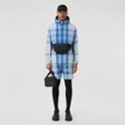 Burberry Burberry Check Packaway Nylon Oversized Hooded Jacket, Size: Xl