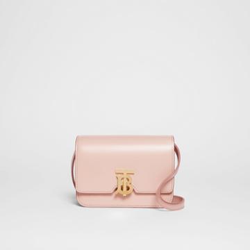 Burberry Burberry Mini Leather Tb Bag, Pink
