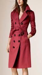 Burberry Sandringham Fit Cashmere Trench Coat