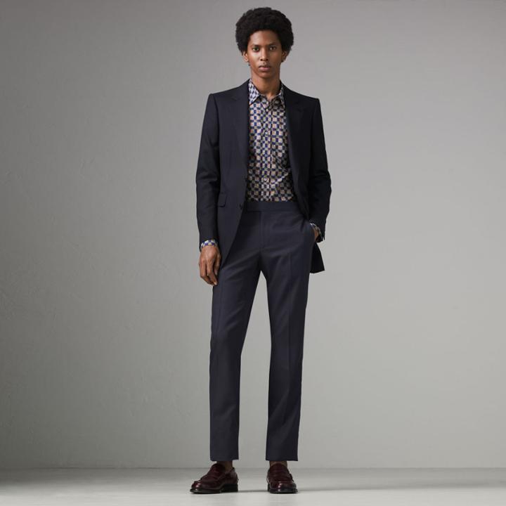 Burberry Burberry Slim Fit Wool Twill Suit, Size: 44r