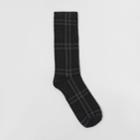 Burberry Burberry Check Cotton Cashmere Blend Socks