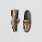 Burberry Burberry The 1983 Check Link Loafer, Size: 35, Green