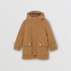 Burberry Burberry Childrens Boiled Wool Duffle Coat, Size: 10y, Beige