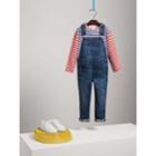 Burberry Burberry Contrast Stripe Cotton Top, Size: 14y, Blue
