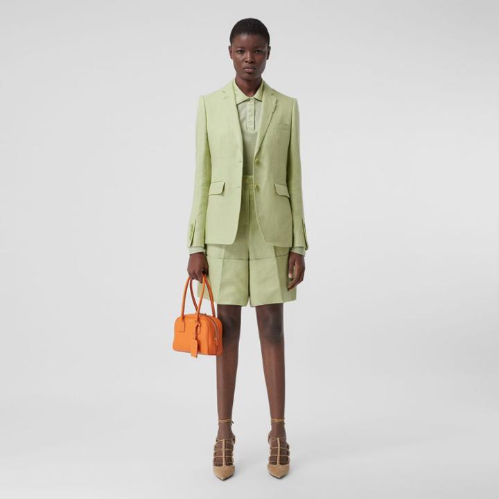 Burberry Burberry Linen Tailored Jacket, Size: 0
