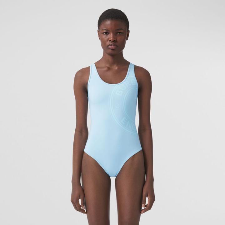 Burberry Burberry Logo Graphic Bio-based Stretch Nylon Swimsuit