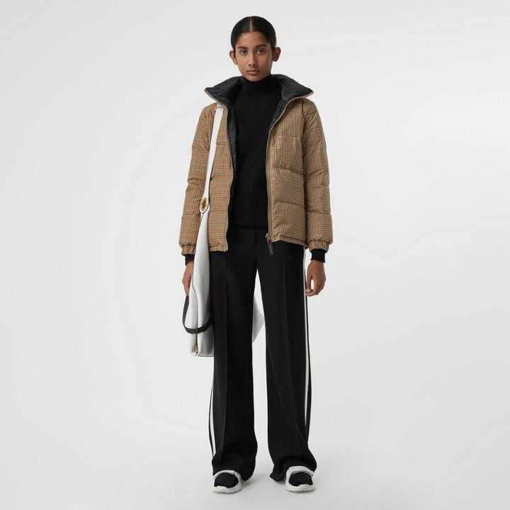 Burberry Burberry Vintage Check Reversible Puffer Jacket