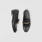 Burberry Burberry The Perforated Leather Link Loafer, Size: 39, Black