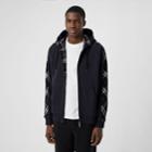 Burberry Burberry Vintage Check Panel Cotton Hooded Top, Blue