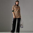 Burberry Burberry Postcard Print Vintage Check Tunic Shirt, Size: 04, Yellow