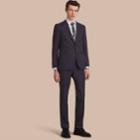 Burberry Burberry Slim Fit Wool Flannel Suit, Size: 58r, Blue