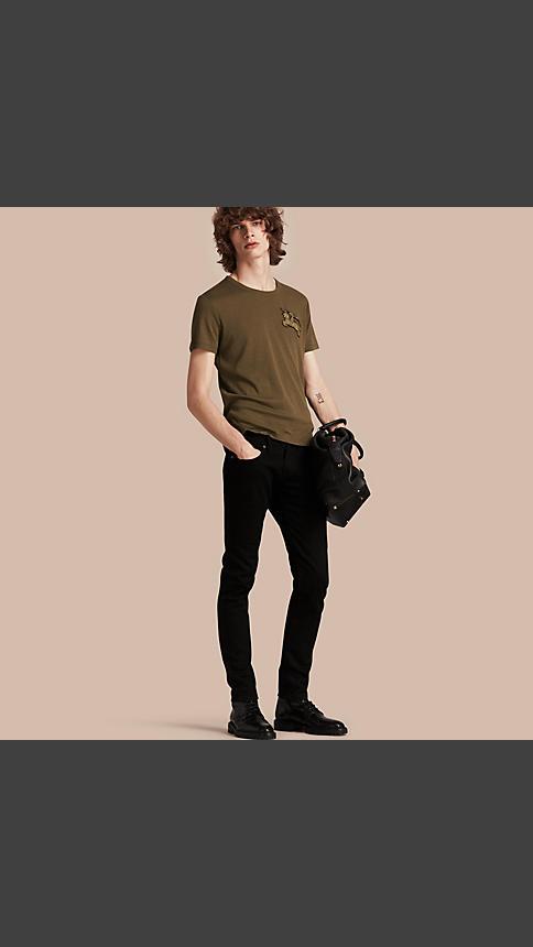 Burberry Cotton Wool Blend T-shirt