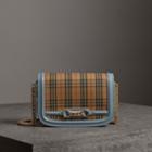 Burberry Burberry The 1983 Check Link Bag With Patent Trim, Blue