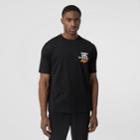 Burberry Burberry Monogram Motif Cotton Oversized T-shirt, Size: Xxs, Black