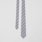 Burberry Burberry Classic Cut Striped Silk Tie, Blue
