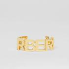 Burberry Burberry Gold-plated Logo Cuff
