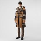 Burberry Burberry English Fit Sharkskin Wool Double-breasted Jacket, Size: 42, Brown