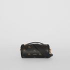 Burberry Burberry The Ekd Leather Barrel Bag, Black